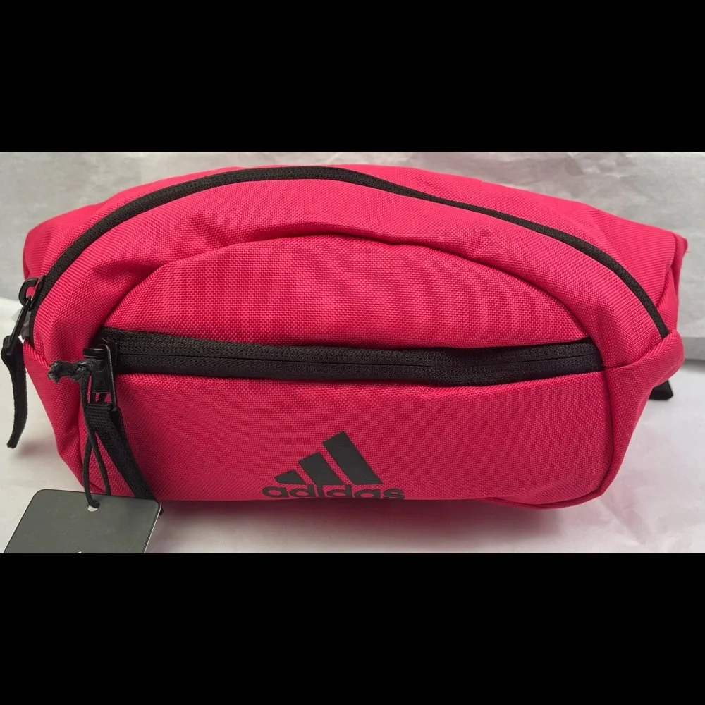 Adidas waist sport bag Pink /Black - Picture 5 of 12